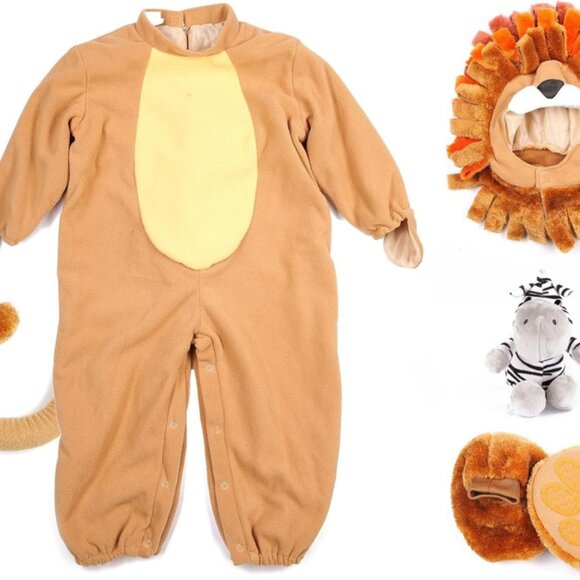 Toddler Lion Costume 18β24M with Plush Toy - Picture 6 of 7
